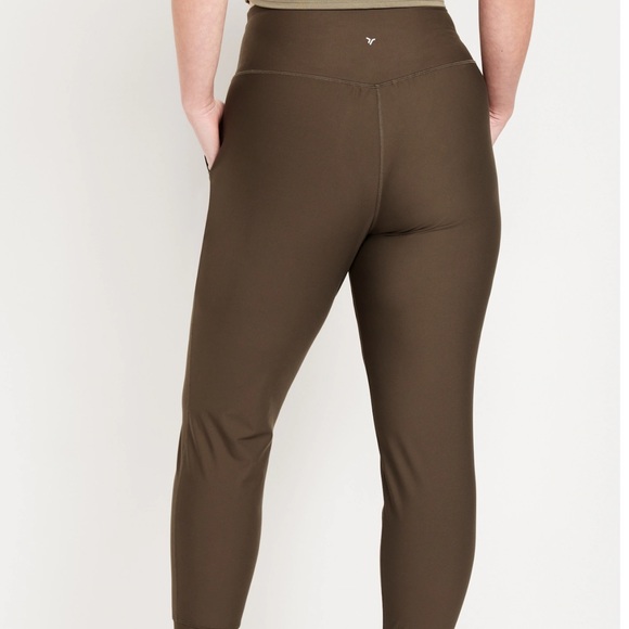 NWT OLD NAVY High-Waisted PowerSoft 7/8 Joggers Heritage Green Size Medium - Picture 5 of 7